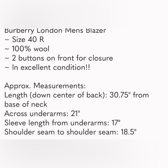 Burberry London Blazer - Picture 7 of 7